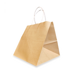 Medium Natural Kraft Paper Food Service Bag (250ct) - PackTrio